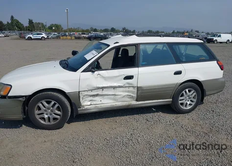 2000 Subaru Outback z USA, uszkodzony, nr VIN 4S3BH6658Y7618239